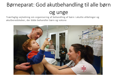 DPHS er medskaber af tværfaglig guideline for børneparathed i DK