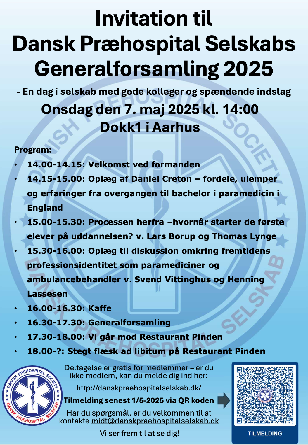 Indkaldelse til generalforsamling 7/5 2025
